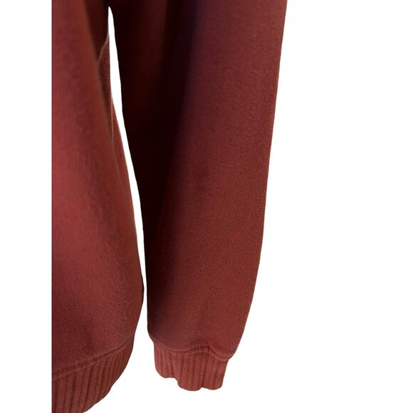 Hydro Flask Womens Burnt Orange Zip Up Hooded Jacket Size Medium Relaxed Fit - Picture 6 of 11